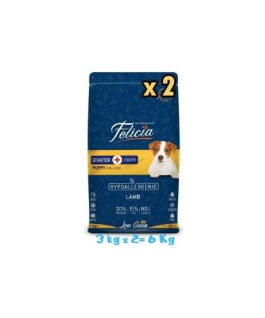 Felicia Lamb Small and Medium Breed Puppy Food 3 Kg (2 Pieces)
