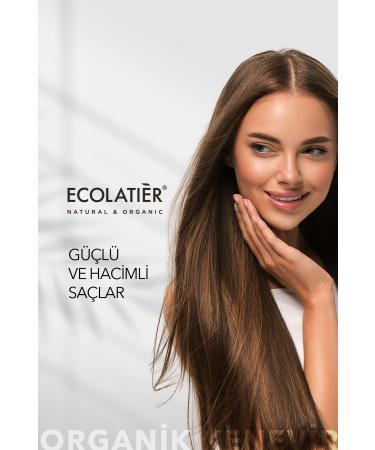 ECOLATIER Hair Care Mask Volume and Fast Growth Organic Hemp Oil Moisturizing Repairing 250 ml - Buy Online on GoSupps.com