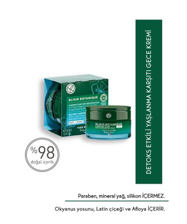 Yves Rocher NIGHT CREAM - ANTI-AGING HERBAL ANTIOXIDANT CARE / ELIXIR BOTAN QUE-50 ML KEYON1232