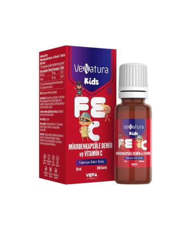 Venatura Kids Microencapsulated Iron and Vitamin C Food Supplement 20 ml