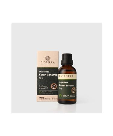 Bioterra Linseed Oil 50 ml - Buy Online on GoSupps.com
