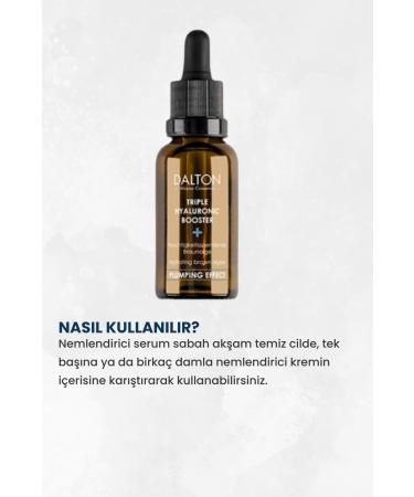 DALTON MARINE COSMETICS Intensive Moisturizing Triple Hyaluronic Acid Serum for All Skin Types - Buy Online on GoSupps.com