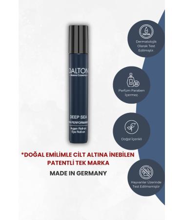 DALTON MARINE COSMETICS Deep Sea - Anti-aging Eye Roll On for Men's Skin