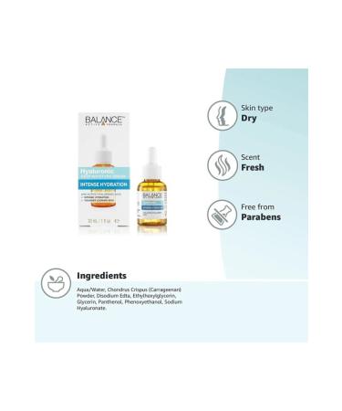 balance Active formula hyaluronic deep moisture serum - 30 ml | Hyaluronic Deep Moisture - Buy Online on GoSupps.com