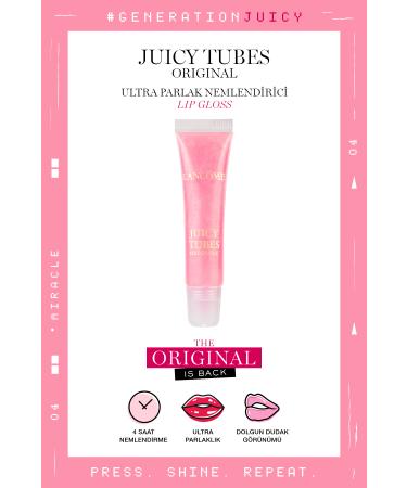 Lancome Juicy Tubes Moisturizing Lip Gloss 04 Miracle 3605972352286