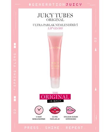Lancome Juicy Tubes Moisturizing Lip Gloss 02 Spring Fling 3605972352200