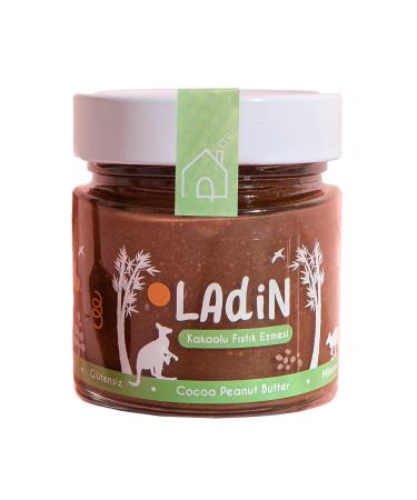 Ladin Organics Cocoa Peanut Butter 225 Gr (No Additives No Preservatives)