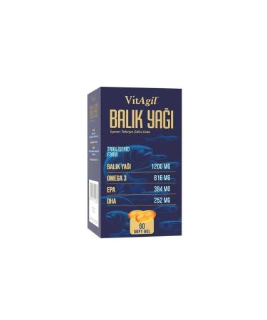 Vitagil Omega 3 1200mg 60 Softgel Capsules