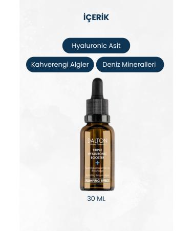 DALTON MARINE COSMETICS Intensive Moisturizing Triple Hyaluronic Acid Serum for All Skin Types - Buy Online on GoSupps.com