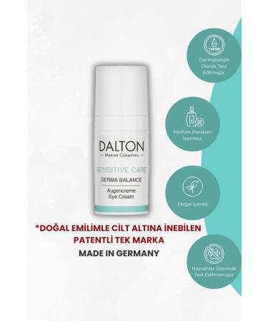 DALTON MARINE COSMETICS Sensitive Care Rich Cream Soothing and Barrier Strengthening for Sensitive Allergic Skin