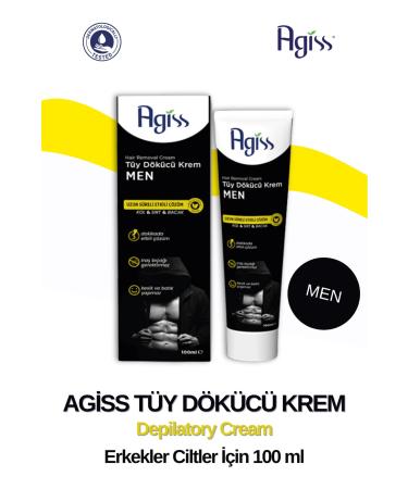 AGISS Hair Removal Cream 100 ml For Men