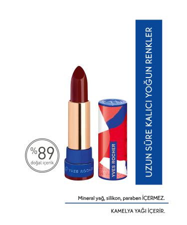 Yves Rocher LONG LASTING MOISTURIZING INTENSE COLOR SATIN LIPSTICK-07. ELEGANT BROWN-3.8 G- KEYON1139
