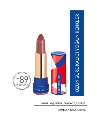 Yves Rocher LONG LASTING MOISTURIZING INTENSE COLOR SATIN LIPSTICK-05. BROWN-3.8 G- KEYON1151