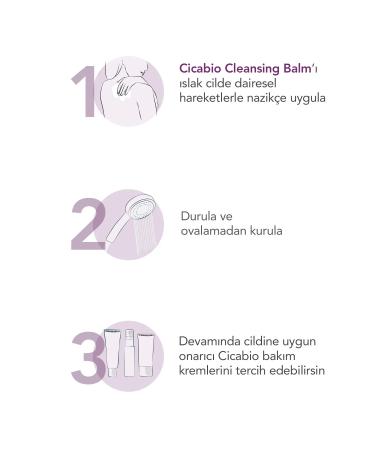 Bioderma Cicabio Cleansing Balm helps skin renewal face body scalp private area repairer - Buy Online on GoSupps.com