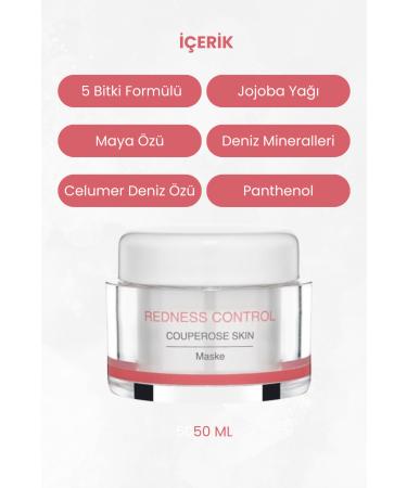DALTON MARINE COSMETICS Redness Control Anti-Couperosis Mask with Panthenol for Red/Rosa Skin - Buy Online on GoSupps.com