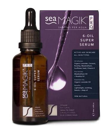 sea magik SEA MAGIK 6-OIL SUPER SERUM 6 oil mixture super serum (Skin calming + nutrition) 50 ML