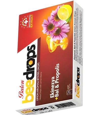 Balen 2 Pieces Beedrops Set Licorice Root + Vitamin C - Zinc Orange Echinacea + Honey - Propolis Lemon - Buy Online on GoSupps.com