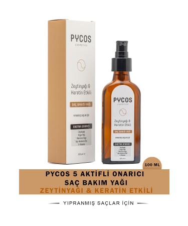 PYCOS COSMETICS Olive Oil-Keratin-Argan Oil Active Nourishing and Repairing Hair Care Complex 100 ML - Buy Online on GoSupps.com