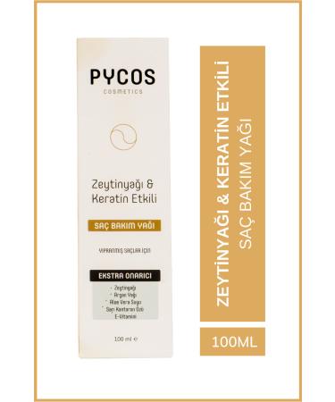 PYCOS COSMETICS Olive Oil-Keratin-Argan Oil Active Nourishing and Repairing Hair Care Complex 100 ML - Buy Online on GoSupps.com