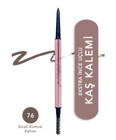 BROWWAUW Crayon Slim Eyebrow Pencil - Warm Auburn Brown