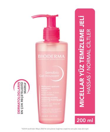 Bioderma Sensibio Foaming Gel is a special micellar cleansing gel for sensitive and dehydrated skin.