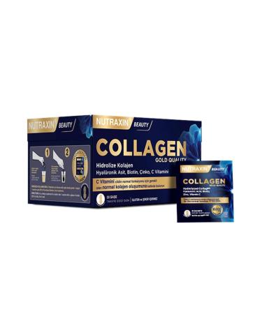 Nutraxin Collagen Gold Quauty Food Supplement 30 Sachets