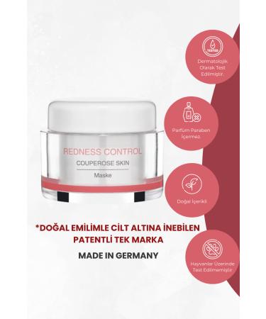 DALTON MARINE COSMETICS Redness Control Anti-Couperosis Mask with Panthenol for Red/Rosa Skin
