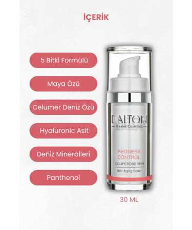 DALTON MARINE COSMETICS Redness Control Anti-Aging Serum with Panthenol for Red/Rosed Skin - Buy Online on GoSupps.com