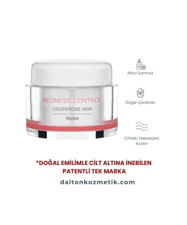 DALTON MARINE COSMETICS Redness Control Anti-Couperosis Mask with Panthenol for Red/Rosa Skin - Buy Online on GoSupps.com