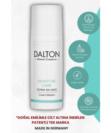 DALTON MARINE COSMETICS Sensitive Care Medium Cream Soothing and Barrier Strengthening for Sensitive Allergic Skin