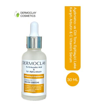 Dermoclay Anti-Spot Arbutin Skin Care Serum 30 Ml (Alpha Arbutin 1% + Ascorbic Acid)