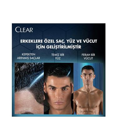 Clear Men 3 In 1 Shampoo & Shower Gel Purifying Charcoal For Hair Face Body 350 ml - Buy Online on GoSupps.com