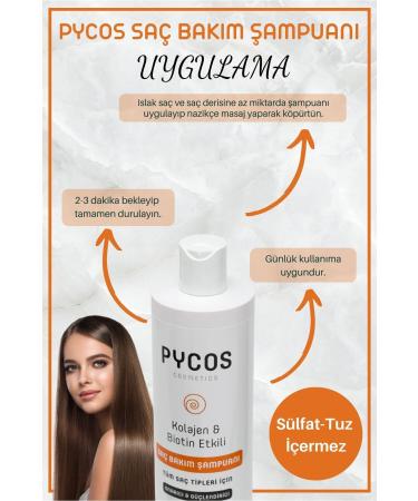 PYCOS COSMETICS Pycos Anti-Hair Loss Fast Hair Growth Care Shampoo 400ml - Sulfate-Salt Free - Buy Online on GoSupps.com