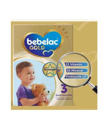 Bebelac Gold 3 Child Follow-On Milk 800 gr 4-Pack - Buy Online on GoSupps.com