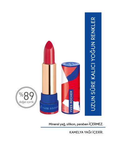 Yves Rocher ULTRA MOISTURIZING INTENSE COLOR SATIN LIPSTICK-15. POMEGRANATE FLOWER-3.8G- KEYON1113