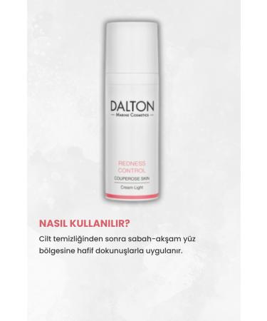 DALTON MARINE COSMETICS Redness Control Light Cream for Red/Rosary Skin Reduces Redness Anti-Inflammatory - Buy Online on GoSupps.com