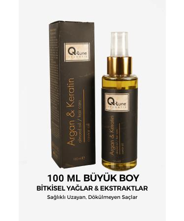Q Lune Argan Keratin Caviar Hair Care Oil 100ml