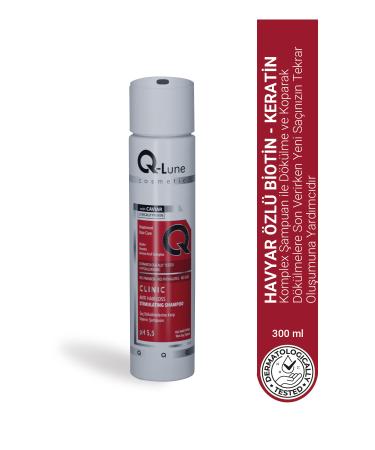 Q Lune Biotin/caviar Extract Root Stimulating Clinical Shampoo 300ml (STIMULANT CLINICAL SHAMPOO)