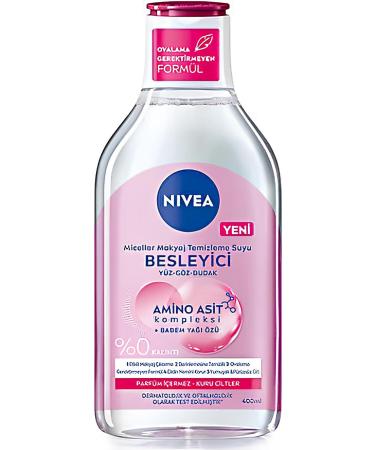 NIVEA Micellar Nourishing Face Eye and Lip Make-Up Remover Water 400 ml - Buy Online on GoSupps.com