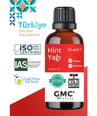 Gmc vital castor oil 50 ml cold press