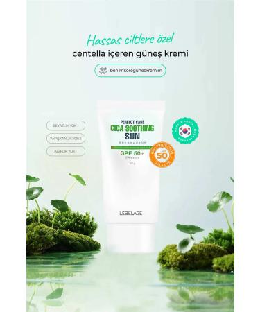 LEBELAGE Skin Sunscreen Cica Soothing Sun Spf 50+ Pa++++ 50gr - Buy Online on GoSupps.com