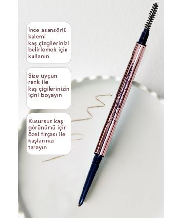 BROWWAUW Crayon Slim Eyebrow Pencil - Warm Auburn Brown - Buy Online on GoSupps.com