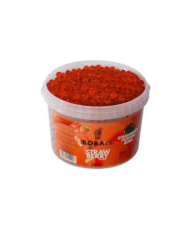 TheBobaCo. Bubblicious Bubble Tea Boba - Strawberry 3 4kg - Buy Online on GoSupps.com