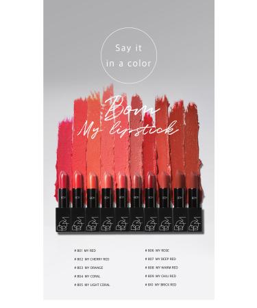 BOM My lipstick 810 Brick Red - Buy Online on GoSupps.com