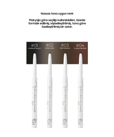 BOM Wonderproof Gel Slim Eyeliner 01 Midnight Black - Buy Online on GoSupps.com