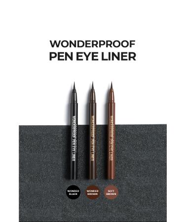 BOM Wonderproof Pen Eyeliner 01 Wonder Black - Buy Online on GoSupps.com