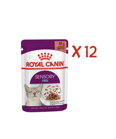 Royal Canin Sensory Feel Pouch Wet Cat Food 85 Gr X 12