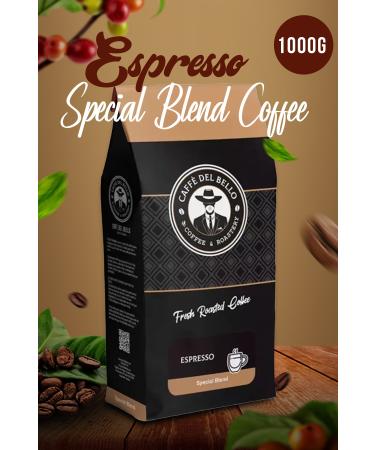 Caffe Del Bello Brazilian Espresso Coffee 1 Kg (BEANS OR GROUND) - Buy Online on GoSupps.com