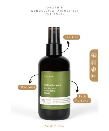 qaratau Organic Balancing & Purifying Sebum Balancing Purifying Face Toner 200ml - Buy Online on GoSupps.com