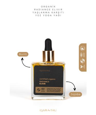 qaratau Organic Radiance Elixir Anti-Aging Face Yoga Oil 50ml - Buy Online on GoSupps.com